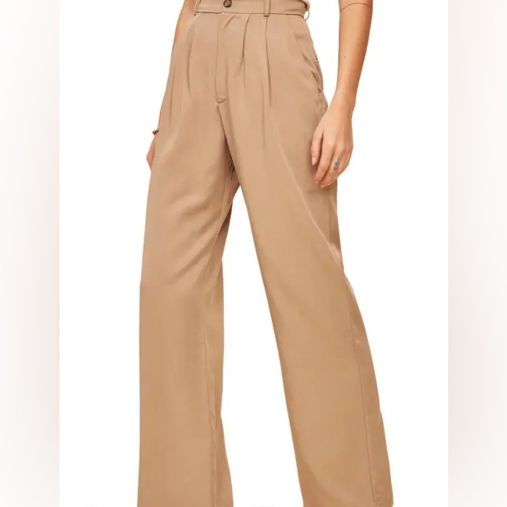 J&L Atelier tan trousers